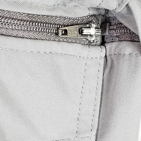 LL Bean Cargo Pants Mens XL Short Hiking Nylon Stretch Gray 40X30 Heavy Duty - Picture 5 of 14